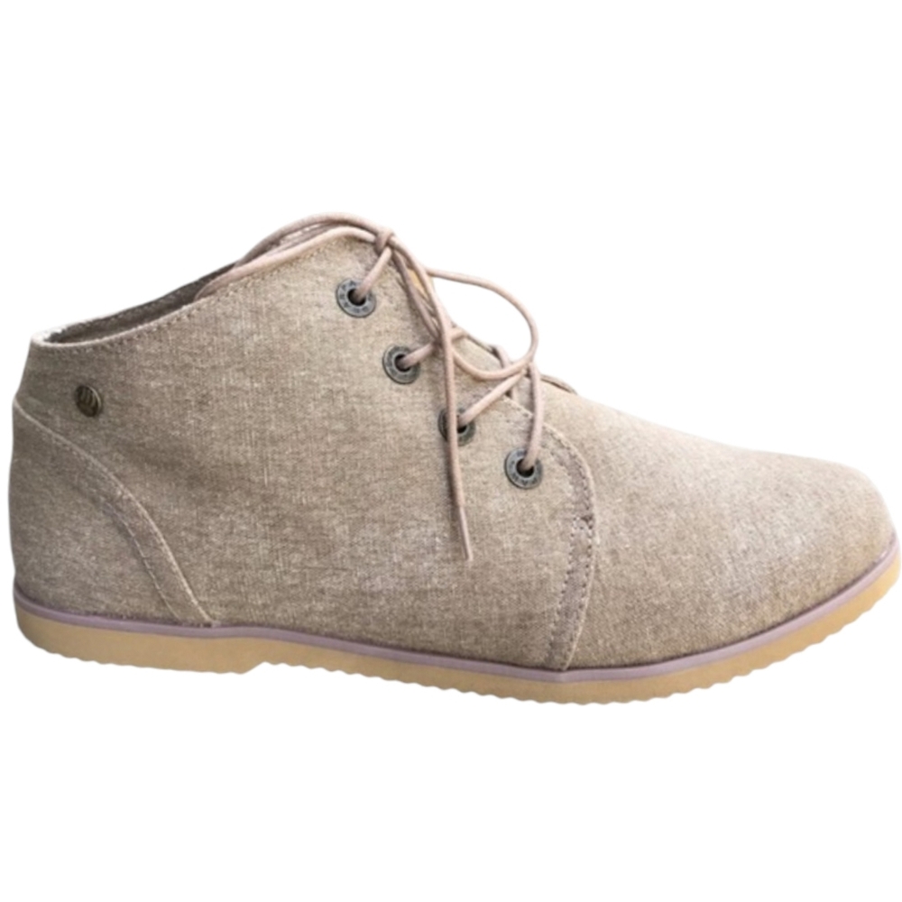 BearPaw Claire Chukka Boot | Lace Up Canvas Shoe | Size 9.5